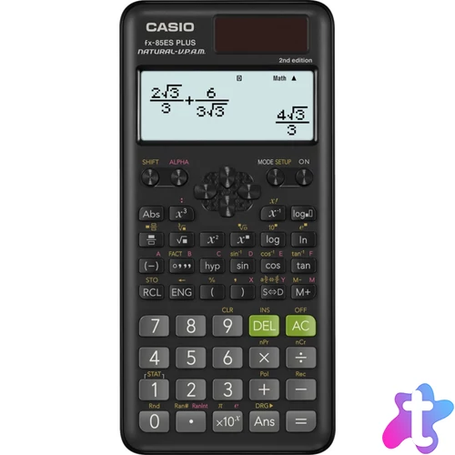 Számológép tudományos 252 funkciós Casio FX 85ES Plus fekete