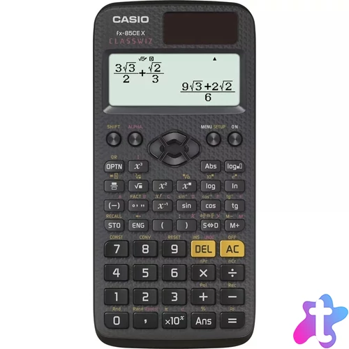 Számológép tudományos 379 funkciós Casio FX 85 CE X fekete