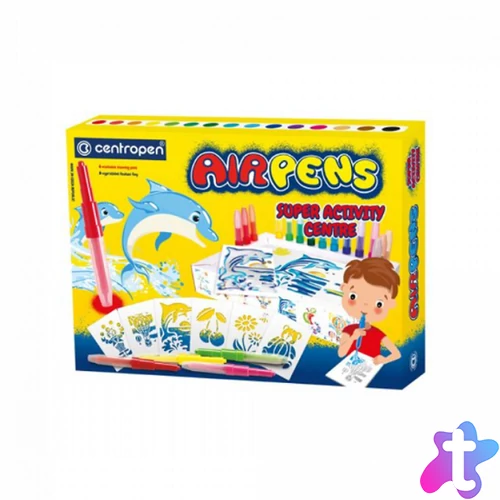 Filctoll fújós készlet Centropen AIRPENS 1500 Super Activity 15 klf. szín