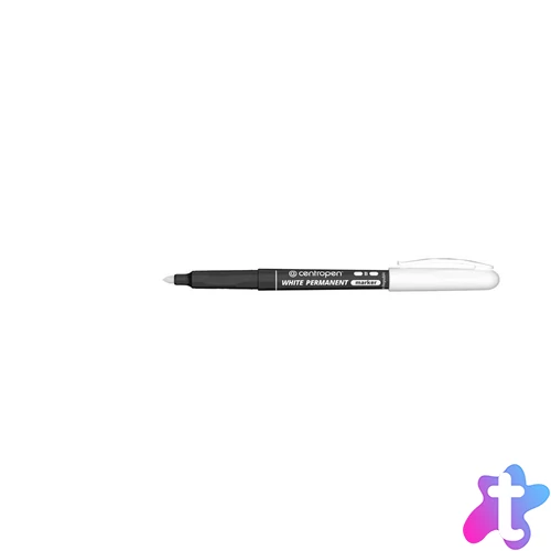 Rostirón, filctoll vízbázisú 1-2,5mm, kerek hegyű Centropen 2687 fehér
