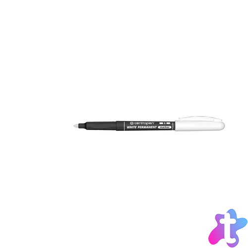 Rostirón, filctoll vízbázisú 1-2,5mm, kerek hegyű Centropen 2687 fehér