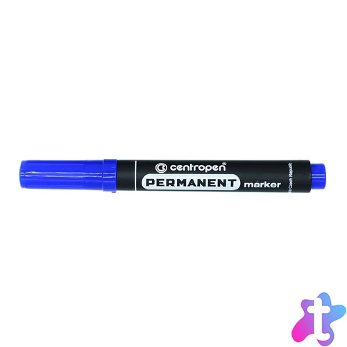Alkoholos marker 2,5mm, kerek hegyű, Centropen 8566, kék