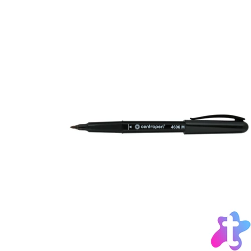 Alkoholos marker 1mm, CD/DVD Liner M Centropen 4606 fekete