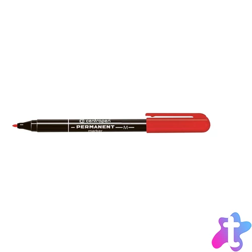 Alkoholos marker 1mm, M, Centropen 2846 piros bliszteres