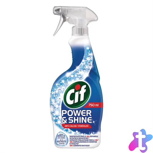 Vízkőoldó szórófejes 750 ml Cif Power&Shine