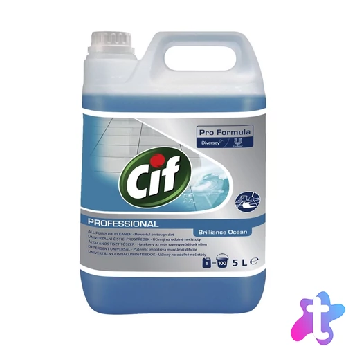 Általános tisztítószer 5 liter Cif Pro Formula Brilliance Ocean