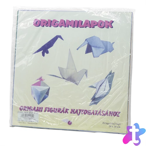Origami papír 20x20cm, 20 lapos