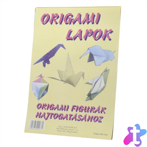 Origami papír A4, 20 lapos