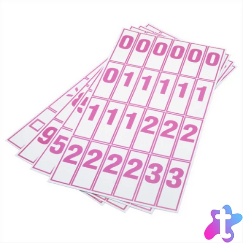 Szám-és jelkártya II-IV. o.