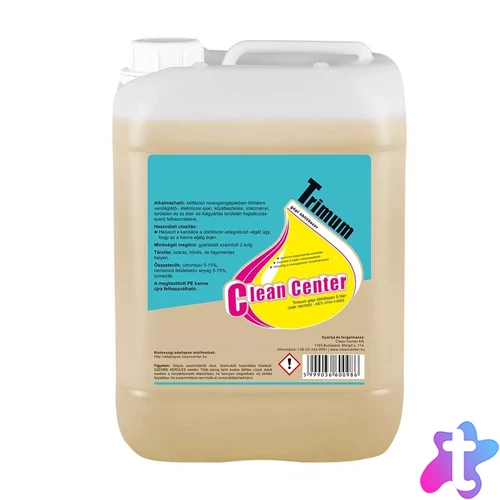 Öblítőszer 5 liter gépi Trimum_Clean Center