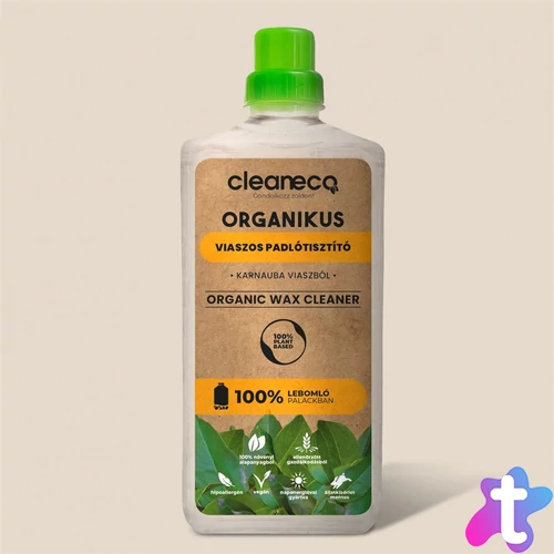 Padlóápoló 1 liter karnauba viaszból Cleaneco organikus