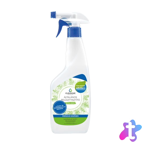 Általános felülettisztító extra erős szórófejes 500 ml teafaolajjal Cleanne_Környezetbarát