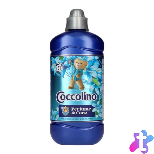Öblítő koncentrátum 1,275 liter (51 mosás) Coccolino Passion Flower&Bergamot