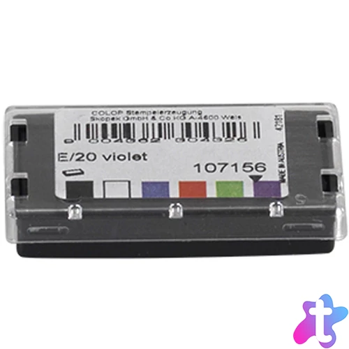 Bélyegző cserepárna, E/20 Colop lila
