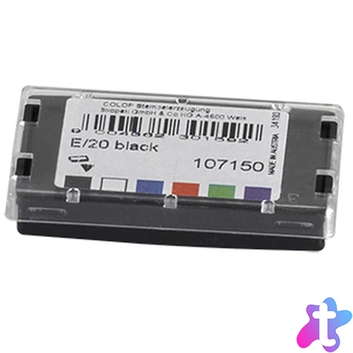 Bélyegző cserepárna, E/20 Colop fekete