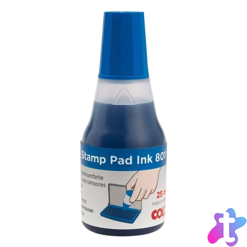 Bélyegzőfesték C 801/25 ml, Colop kék