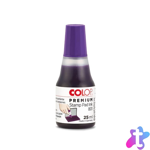 Bélyegzőfesték C 801/25 ml, Colop lila