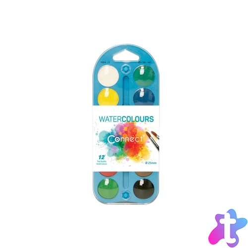 Vízfesték készlet, 10db-os, 40mm. festékgombokkal Connect