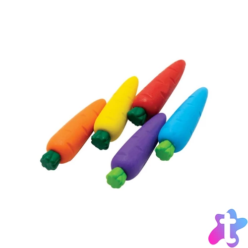 Zsírkréta készlet, répa alakú Connect, 12 klf. szín