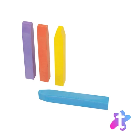 Táblakréta szögletes 12 db/doboz, Connect 12 klf szín
