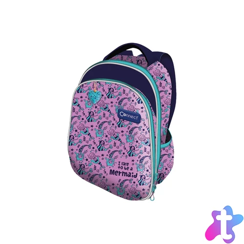 Iskolatáska anatómiai Connect Hableány lila türkiz