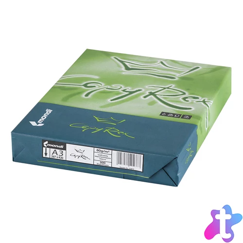 Másolópapír A3, 80g, Copy Rex 500ív/csomag, 