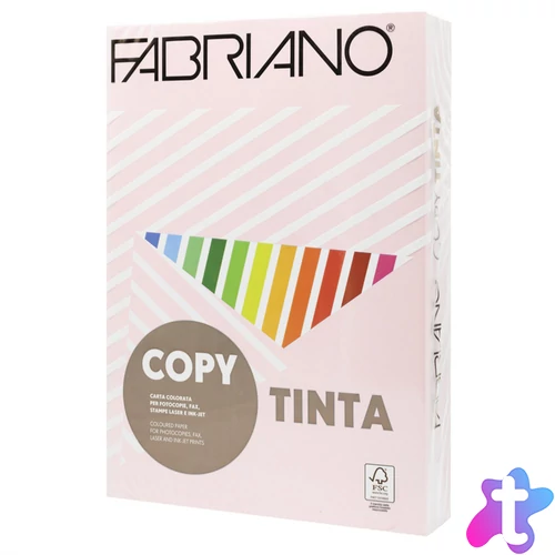 Másolópapír, színes, A3, 80g. Fabriano CopyTinta 250ív/csomag. pasztell púder rózsaszín/cipria