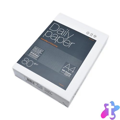 Másolópapír A4, 80g, Daily Paper 500ív/csomag