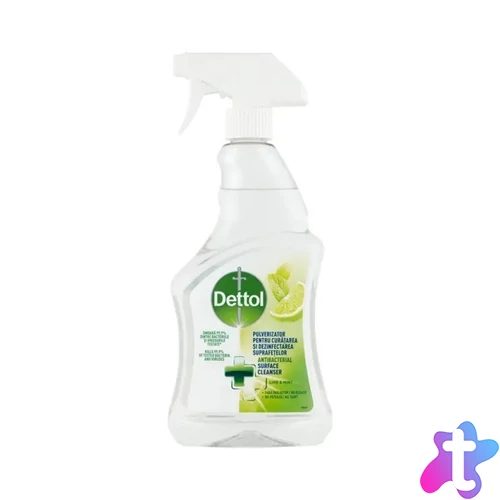 Fertőtlenítő hatású tisztítószer szórófejes 500 ml Dettol Lime&Mint