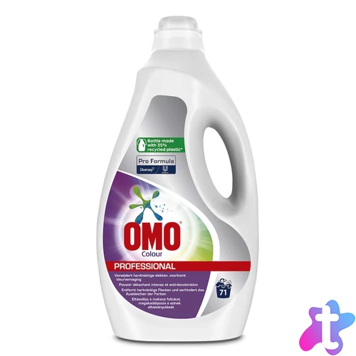 Mosógél 5 liter (71 mosás) színes ruhákhoz Omo Color