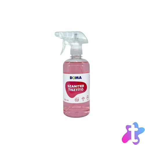 Vízkőoldó/szanitertisztító szórófejes 500 ml Doma