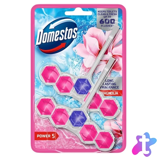 WC illatosító 2 x 50 g Power5 Domestos Pink Magnolia