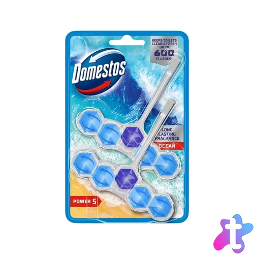WC illatosító 2 x 50 g Power5 Domestos Ocean