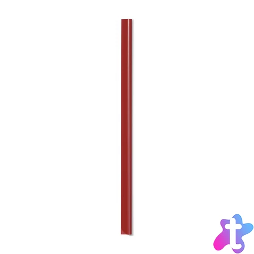 Iratsín lefűzhető 3mm, 100db/doboz, Durable piros