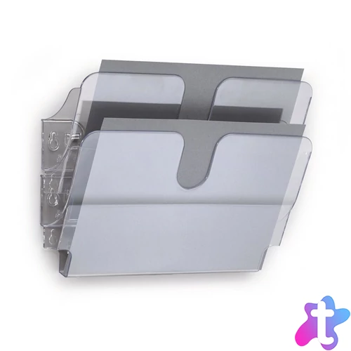 Prospektustartó A4, Durable Flexiplus 2 db/csomag, áttetsző