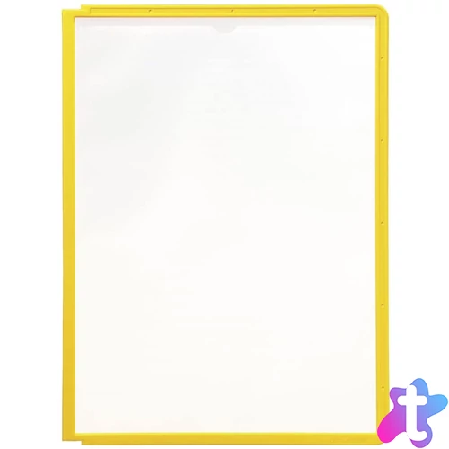 Bemutatótábla panel, A4, 5 db/csomag, Durable Sherpa sárga