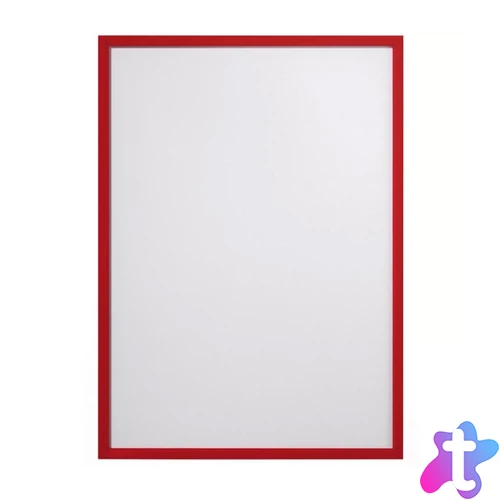 Infókeret A3, XXL csomag, 6 db/csomag, Durable Duraframe® piros