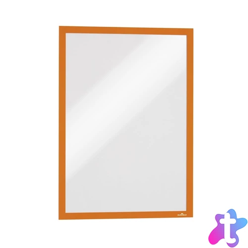 Infókeret A3, XXL csomag, 6 db/csomag, Durable Duraframe® narancssárga