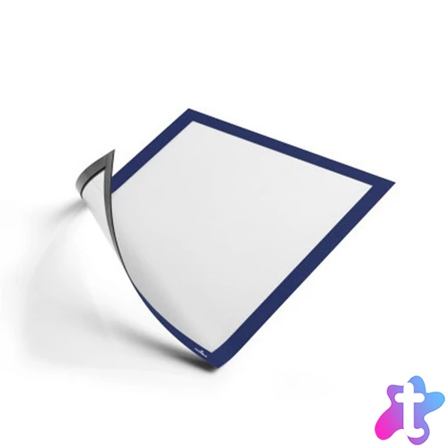 Infókeret A4, 5 db/csomag, Durable Duraframe® Magnetic sötétkék
