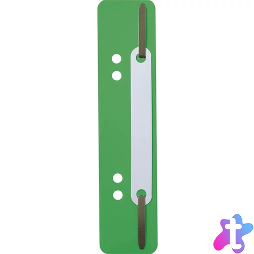 Gyorsfűző szerkezet, lefűzőlapocska, PP Durable 25 db/csomag, zöld