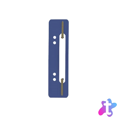 Gyorsfűző szerkezet, lefűzőlapocska, PP Durable 25 db/csomag, sötétkék