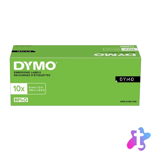 Feliratozógép szalag Dymo 520106 9mmx3m, ORIGINAL kék