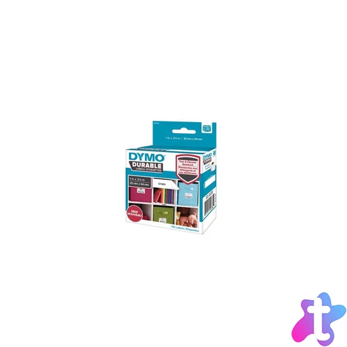 Etikett Dymo LW nyomtatóhoz 25x54mm 160 db etikett/doboz tartós, többcélú Original fehér