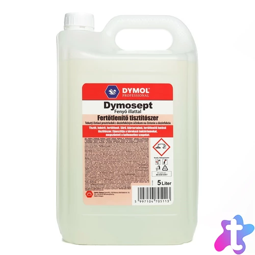 Fertőtlenítő hatású tisztítószer 5 liter Dymosept fenyő