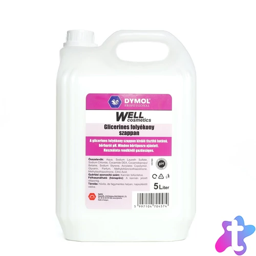 Folyékony krémszappan 5 liter Well glicerines