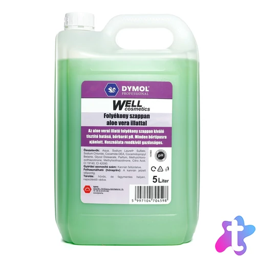 Folyékony krémszappan 5 liter Well Aloe Vera