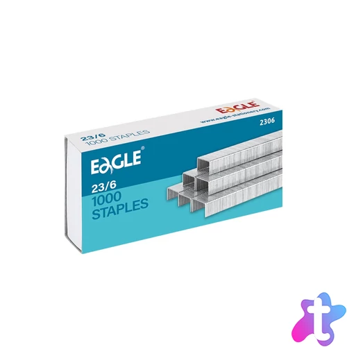 Tűzőkapocs 23/6 1000 db/doboz EAGLE