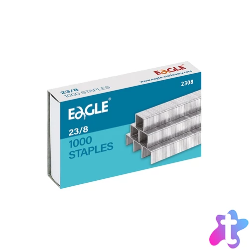 Tűzőkapocs 23/8 1000 db/doboz EAGLE