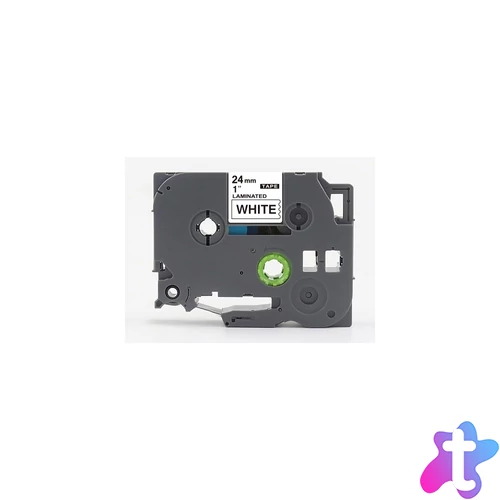 Feliratozógép szalag, Brother TZE251 24mm ECO fekete/fehér