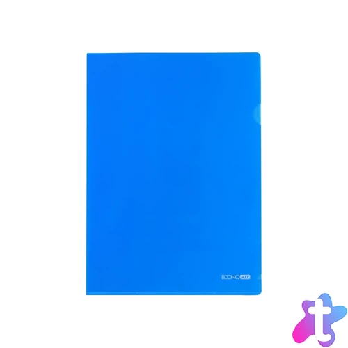 Genotherm `L` A4, PP 180 micron fényes, víztiszta, Economix kék 10db/csomag